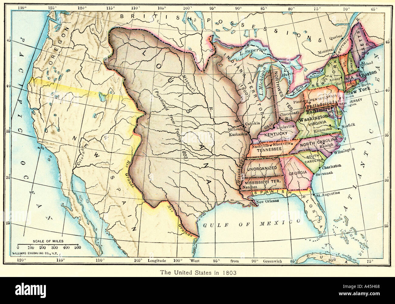 Louisiana purchase map hi