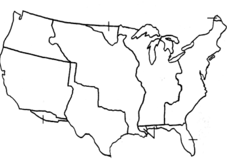 Westward expansion map diagram