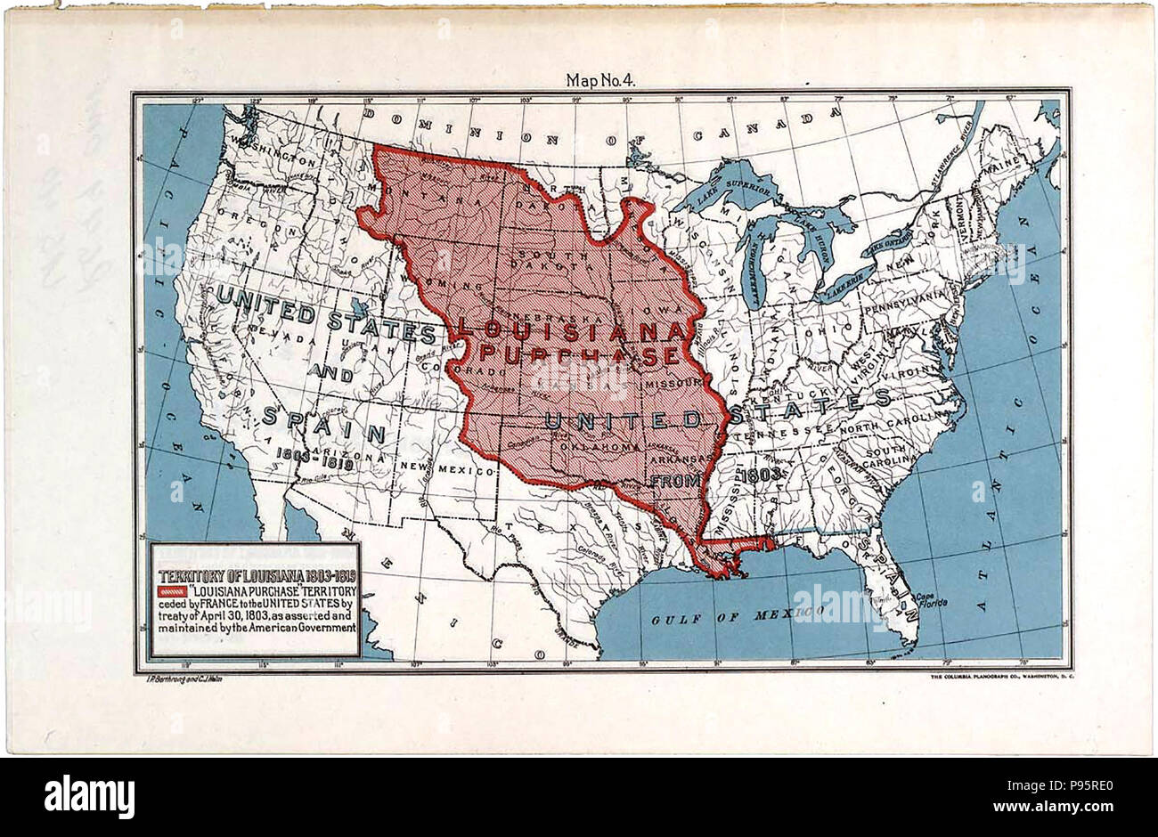 Louisiana purchase map hi