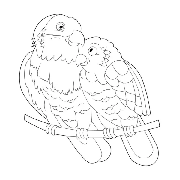 Lovebird stock illustrations