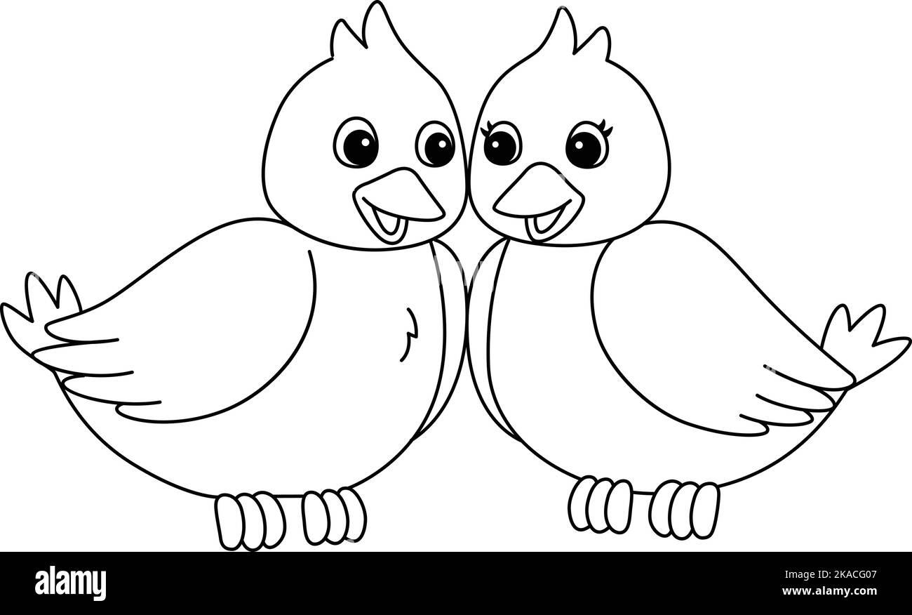 Love birds black and white stock photos images