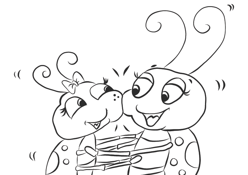 Free mila bug colouring book â little star design