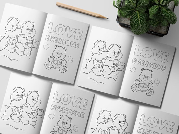 Care bear coloring book pages coloring pages printable