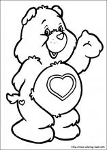 The care bears coloring pages on coloring