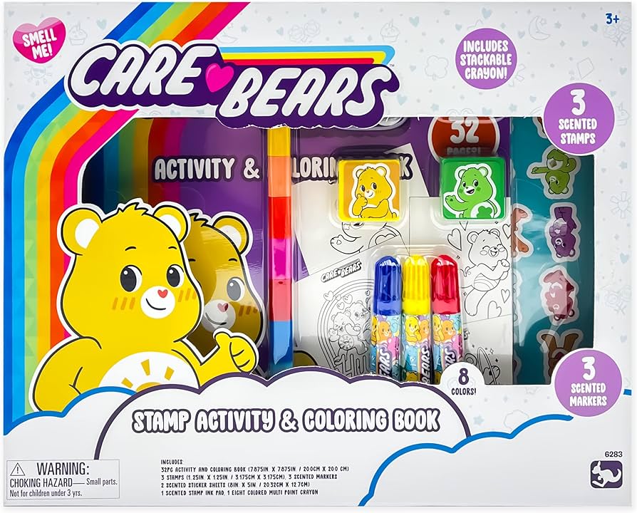 Scenticorns care bears stamp activity set