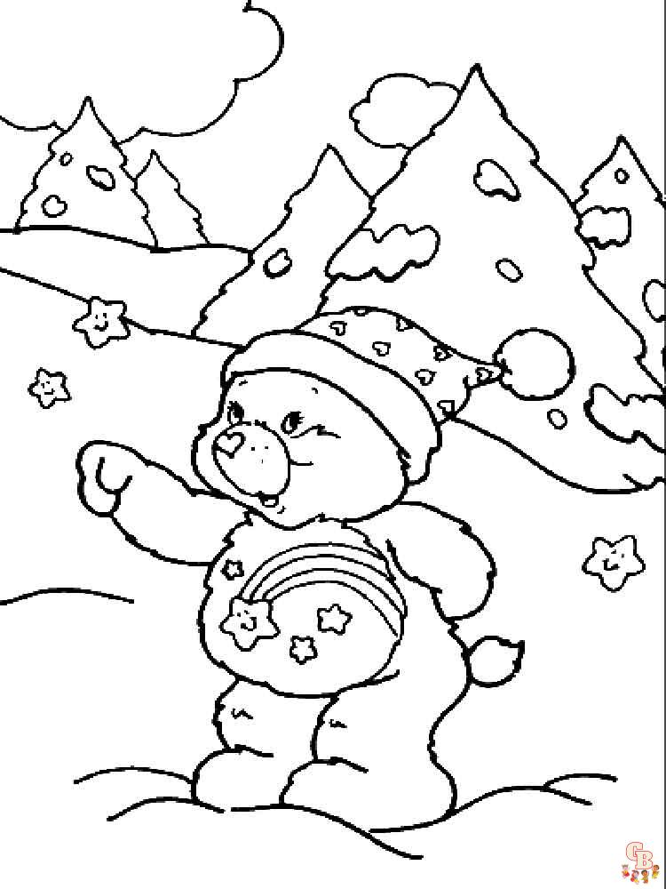 Care bears coloring pages