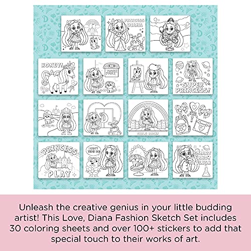 Best deal for fashion angels love diana fashion coloring portfolio for
