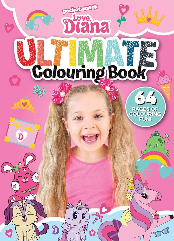 Love diana ultimate colouring book rangi matamua books