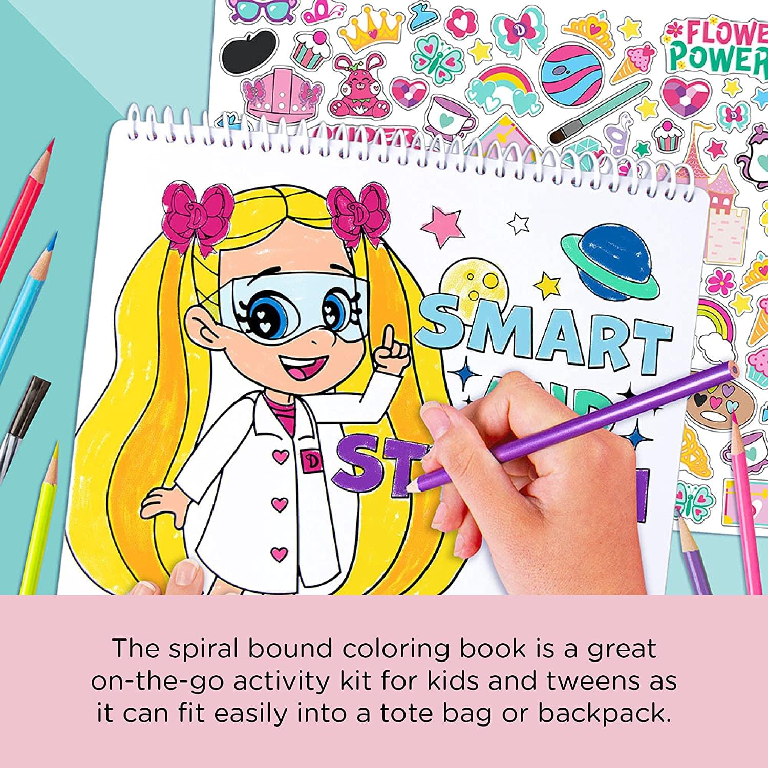 Fashion angels love diana coloring portfolio free shipping