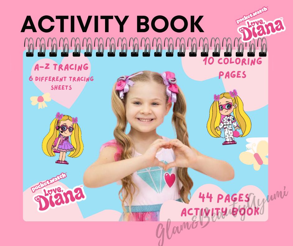 Diana and roma love diana activity book plastic
