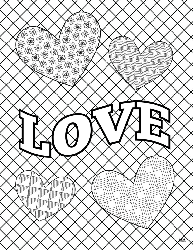 Love i love you coloring pages