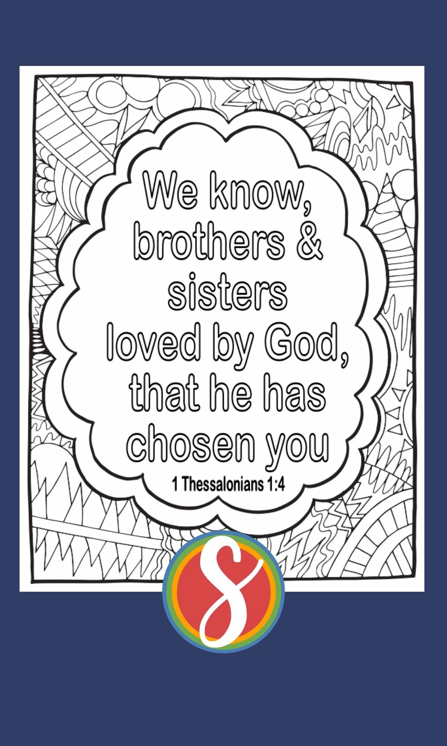 Love bible verse coloring pages â stevie doodles