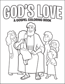 Gods love coloring book