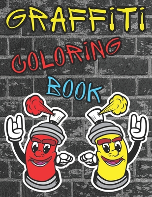 Graffiti coloring book stress relief colouring books for kids teens and adults who love graffiti coloring pages for all levels basic letteri paperback murder by the book