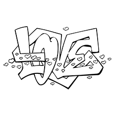 Top free printable graffiti coloring pages online