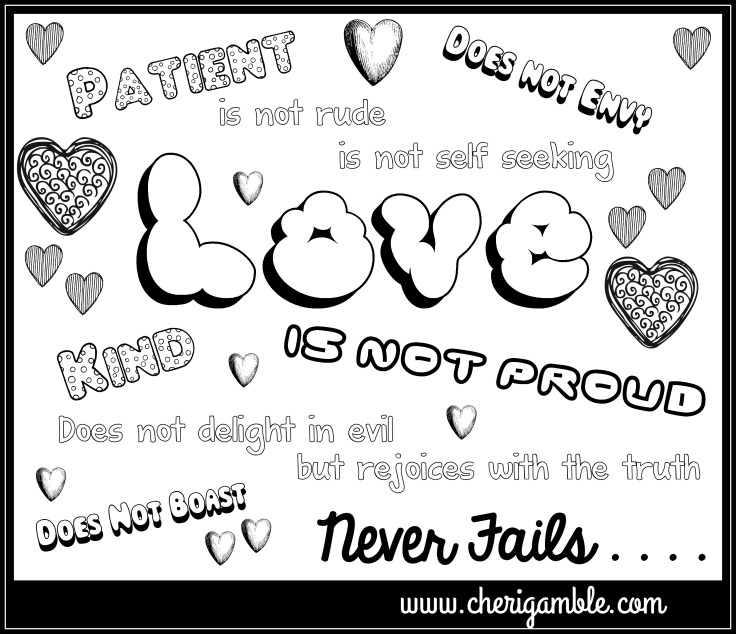 Corinthians coloring page â cheri gamble