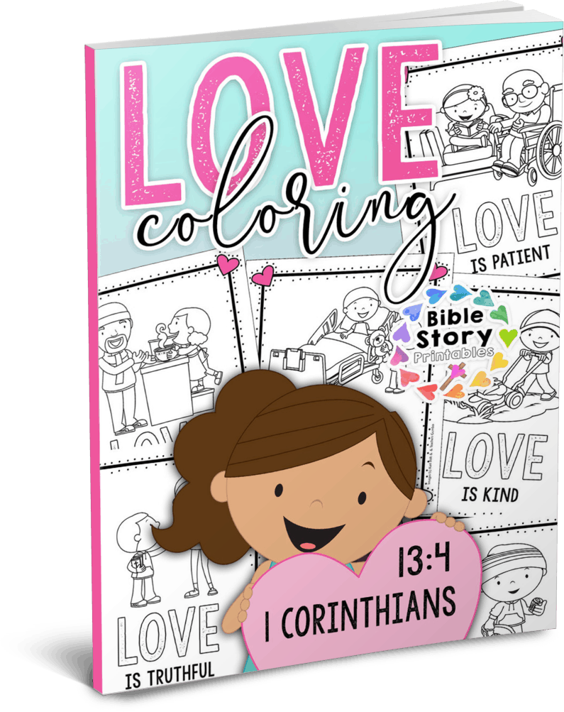 Valentines day coloring book