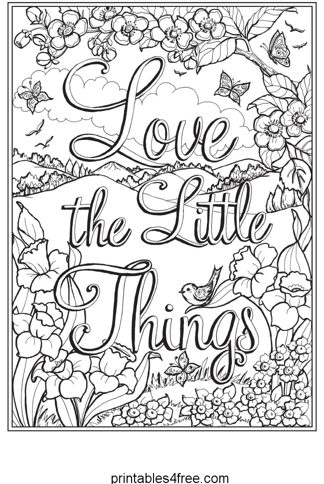Coloring pages for teenagers