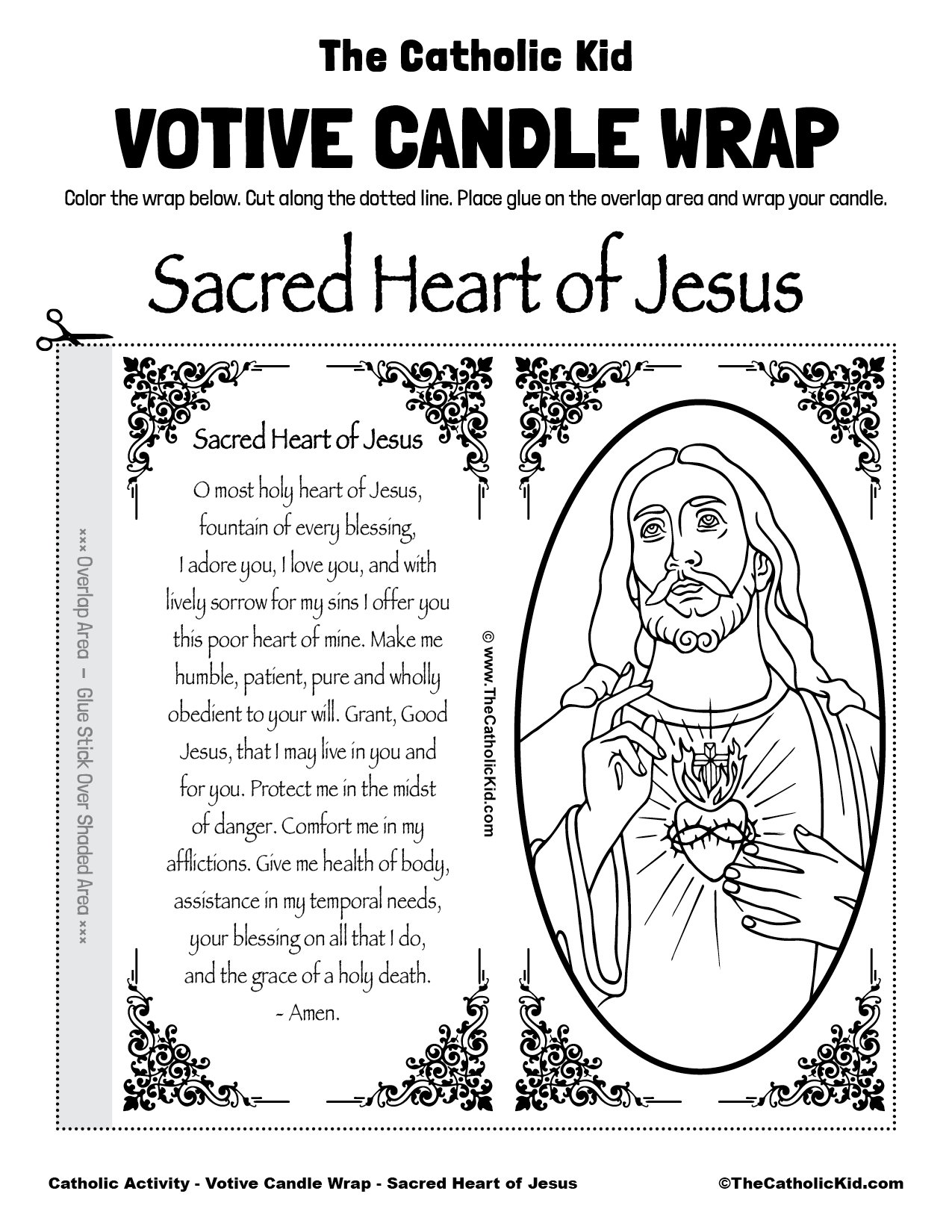 Votive candle wrap