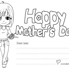 I love you mom coloring pages