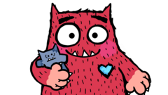 Love monster louring sheets