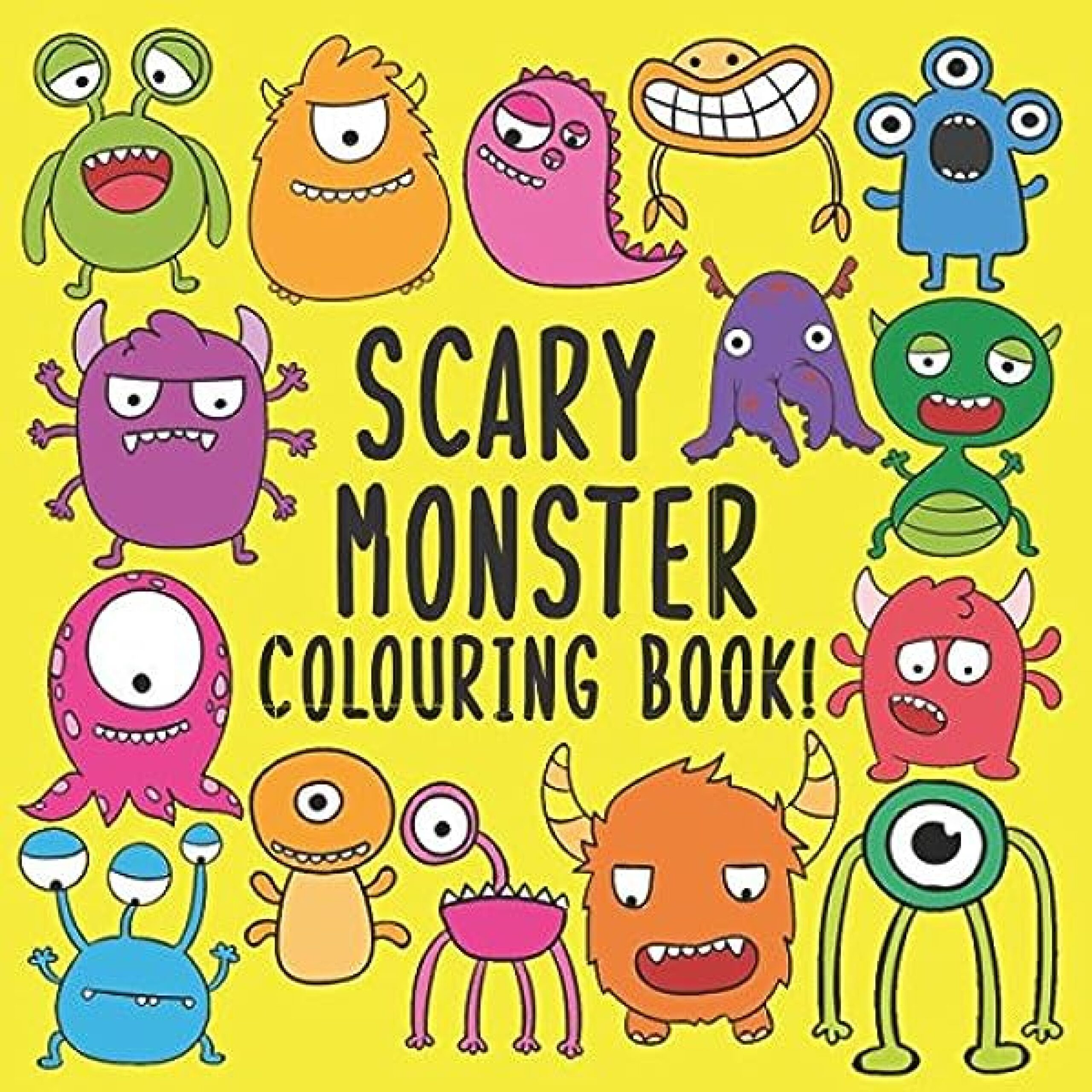 Monster coloring book cute monster coloring pages for kids made by teachers