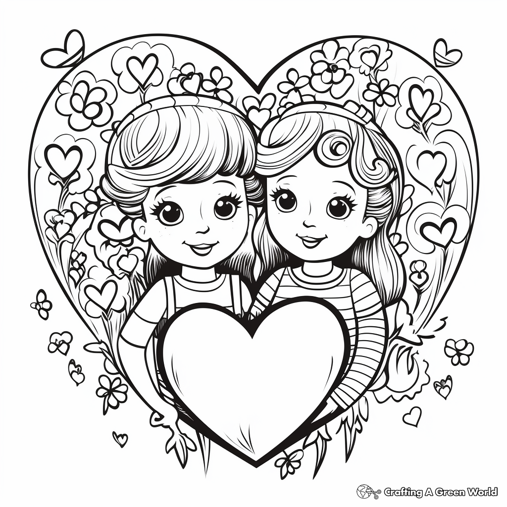 Love coloring pages