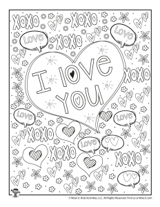 Valentines day adult coloring pages woo jr kids activities childrens publishing