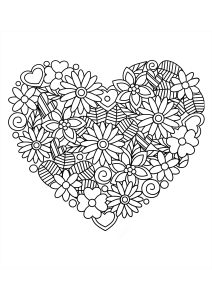 Love coloring pages for adults kids