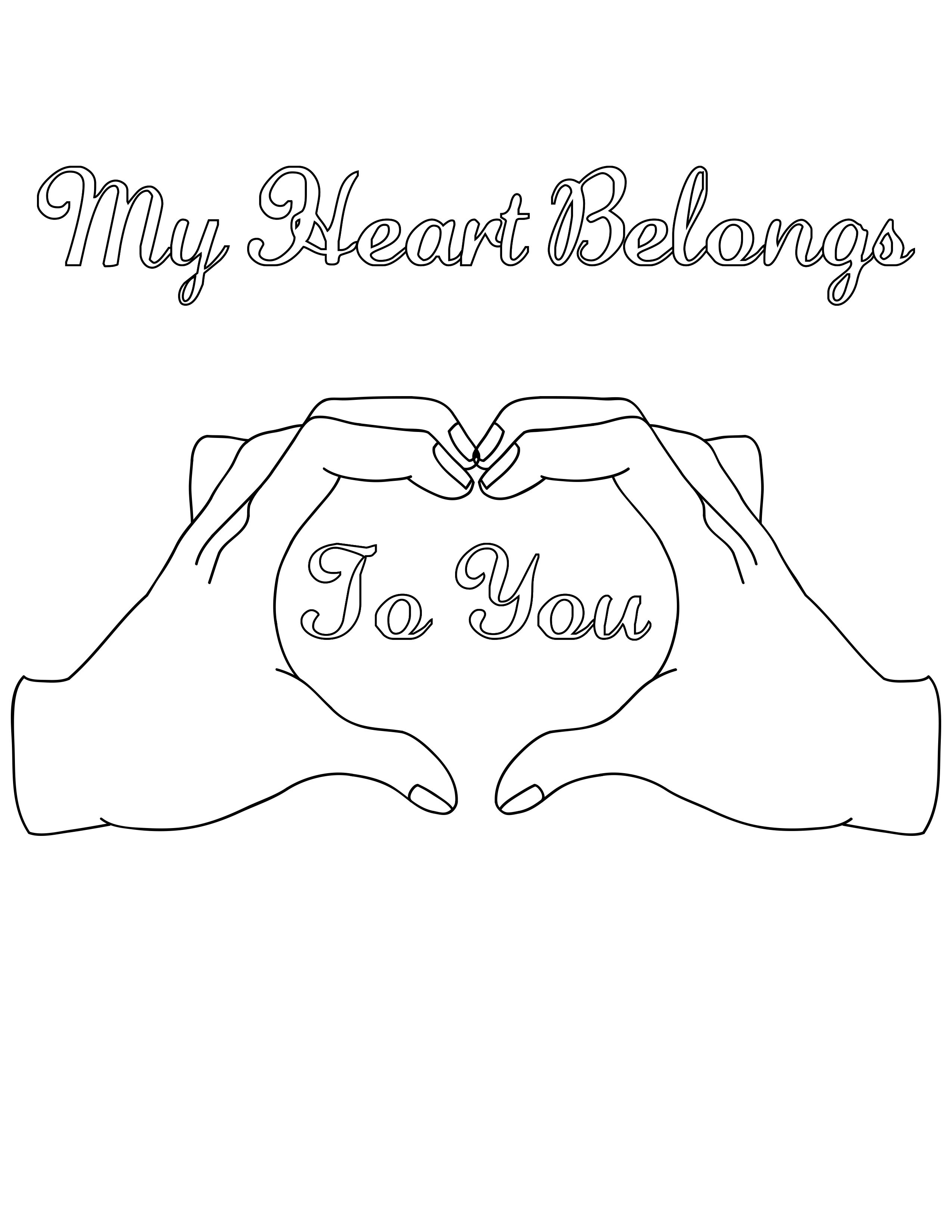 Pin by coloring pages for adults on hearts love coloring pages for adults swear word coloring book love coloring pages quote coloring pages