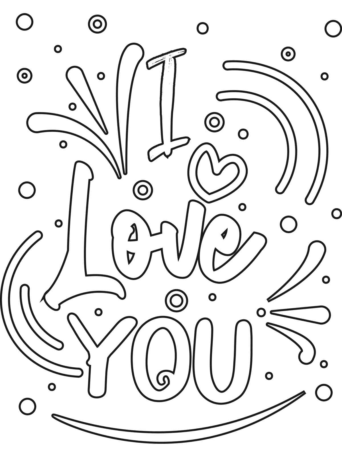 I love you