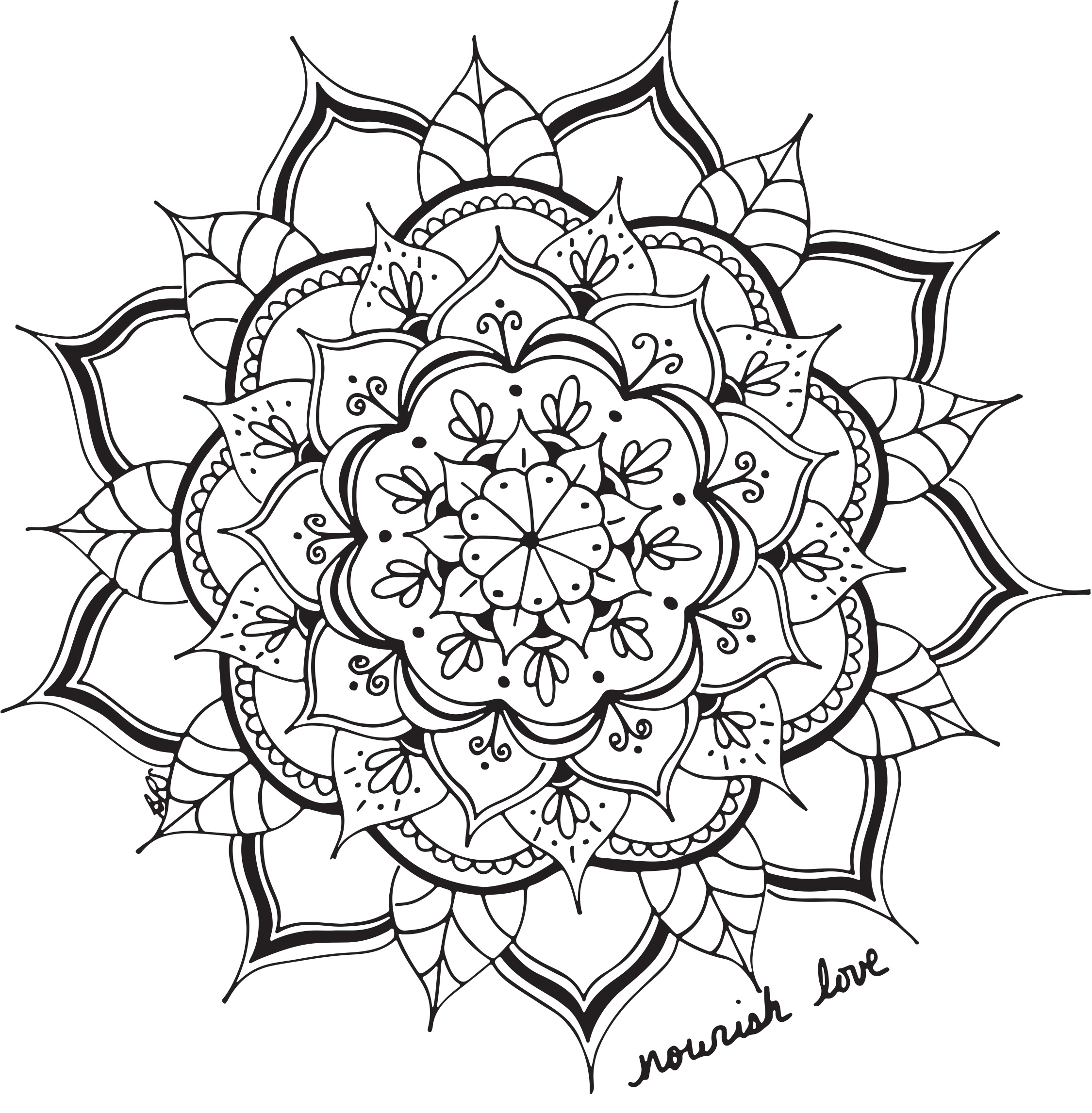 Free downloadable coloring page