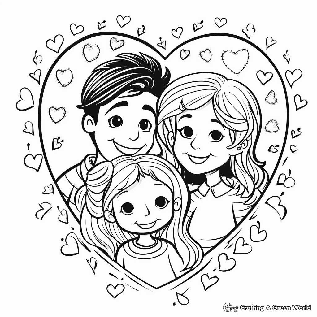 I love you coloring pages