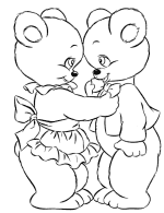 Kids teddy bear coloring pages