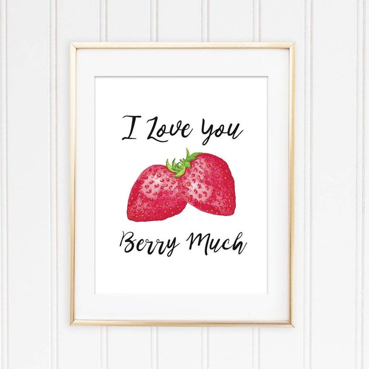 I love you berry much nursery decor valentes gift love cards strawberry patg handp valente gifts valente colorg love cards