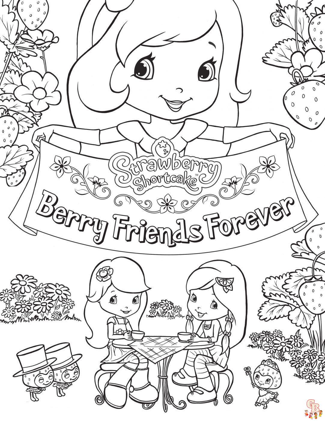 Printable and free bff coloring pages for kids