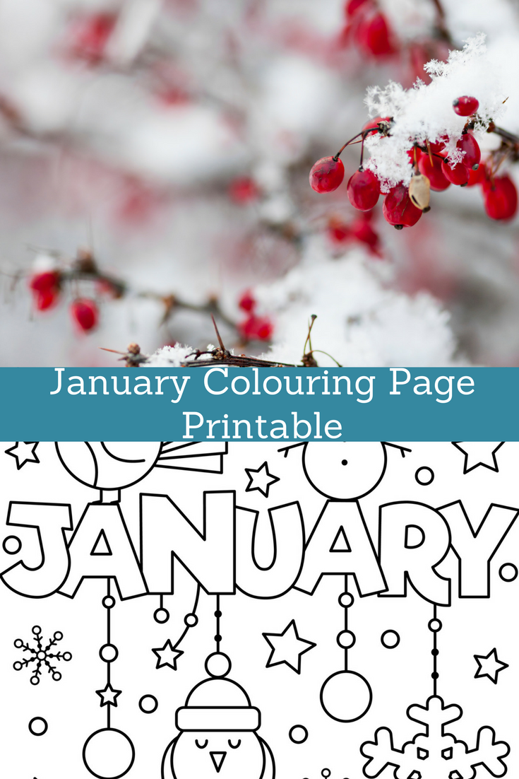 Happy new year january colouring page â thrifty mommas tips