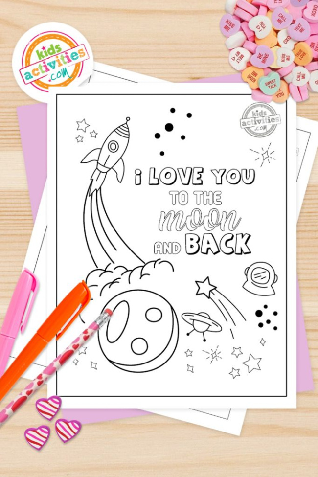 Valentines day coloring pages for adults kids activities blog