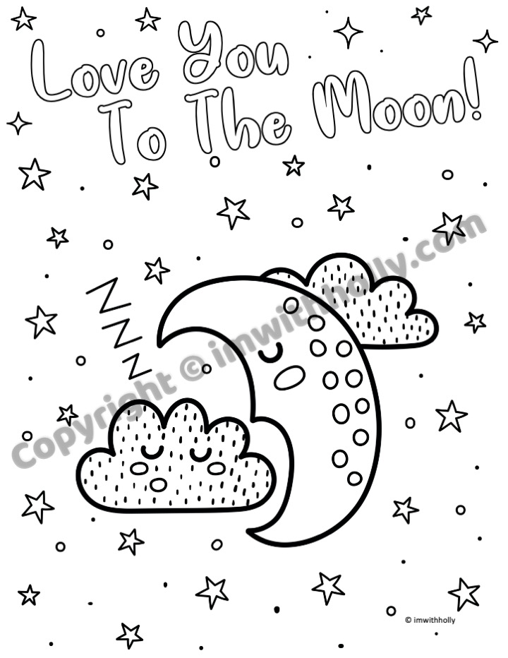 Snuggle up coloring book â im with holly â