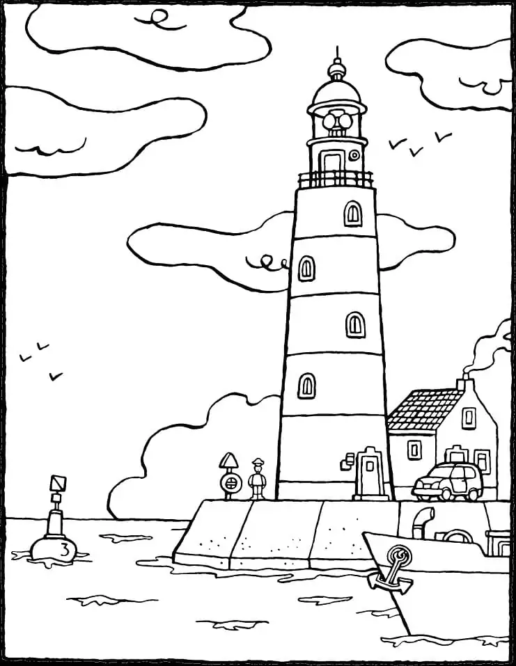 Lighthouse malvorlagen