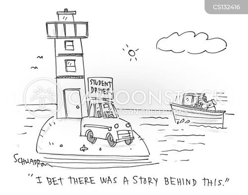 Lighthouses cartoons and ics