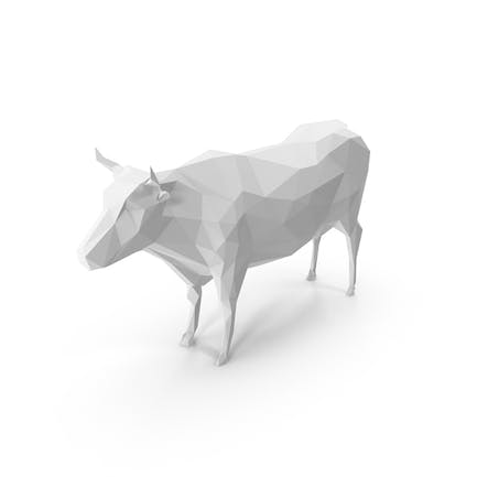 Low poly cow d incl dairy mammal