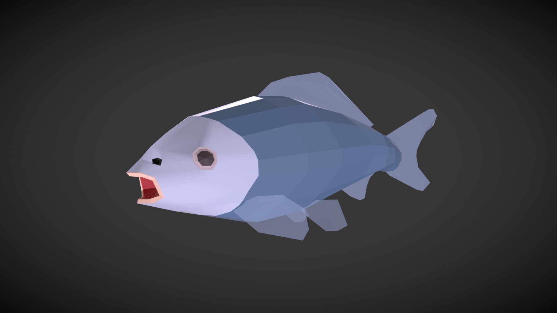 Low poly fish