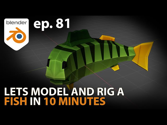 Lets odel and rig a fish in inutes