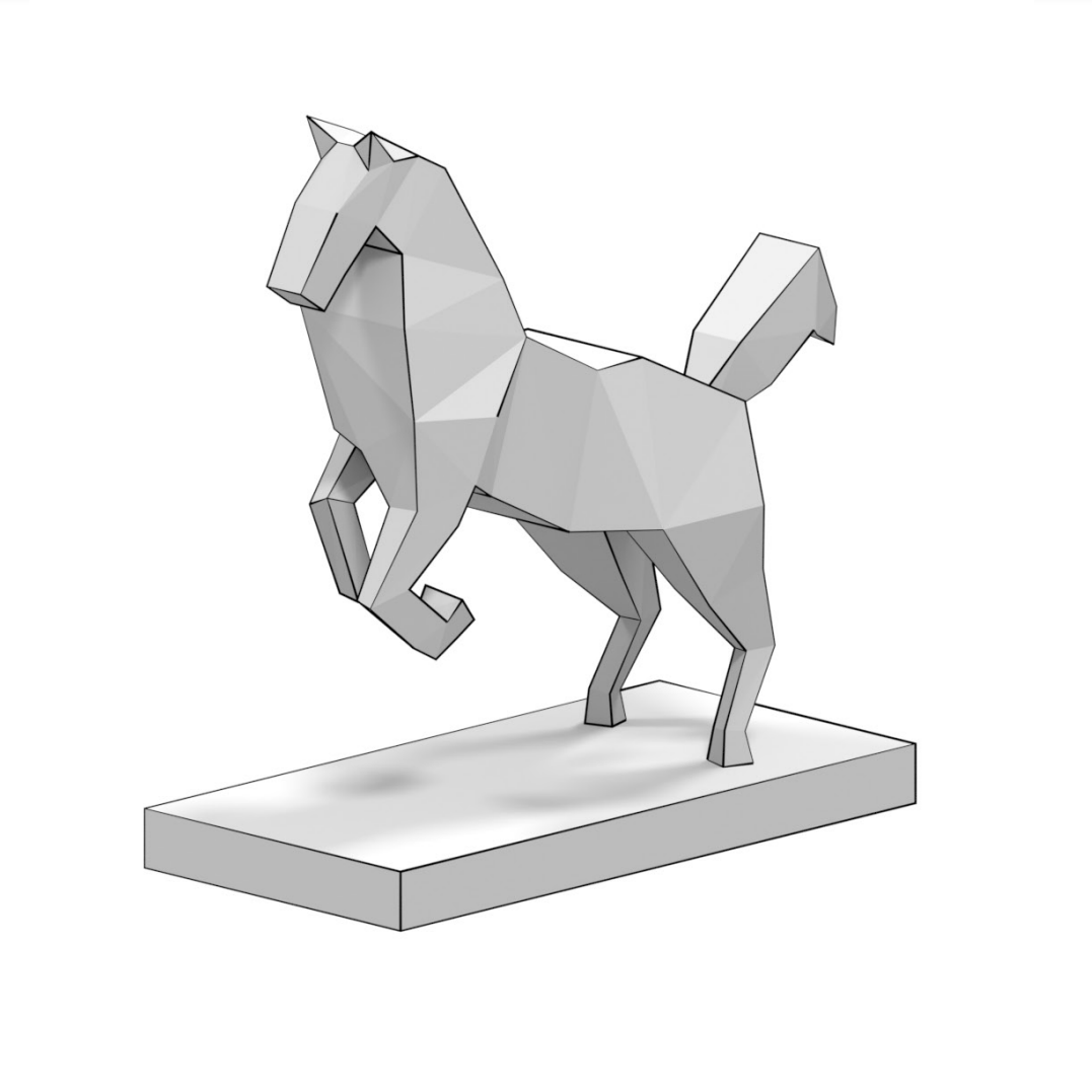 Horse d papercraft free printable papercraft templates