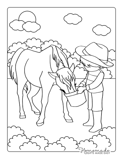 Best horse coloring pages for kids adults free printables