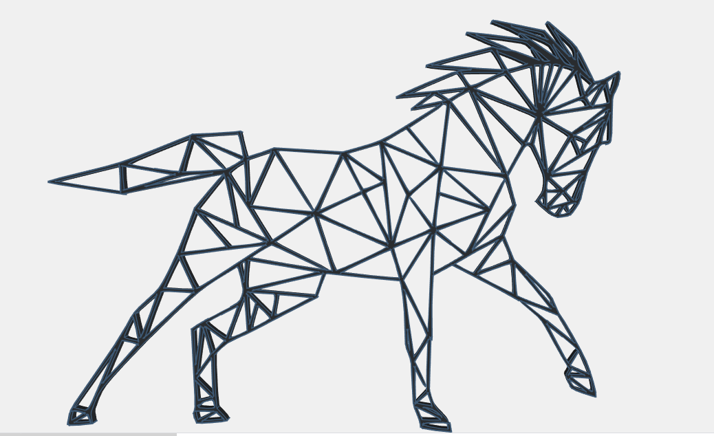 Stl file low poly contour animals ðãd printable model to downloadãcults