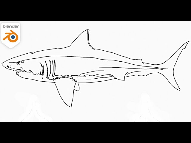 Blender tutorial â low poly shark