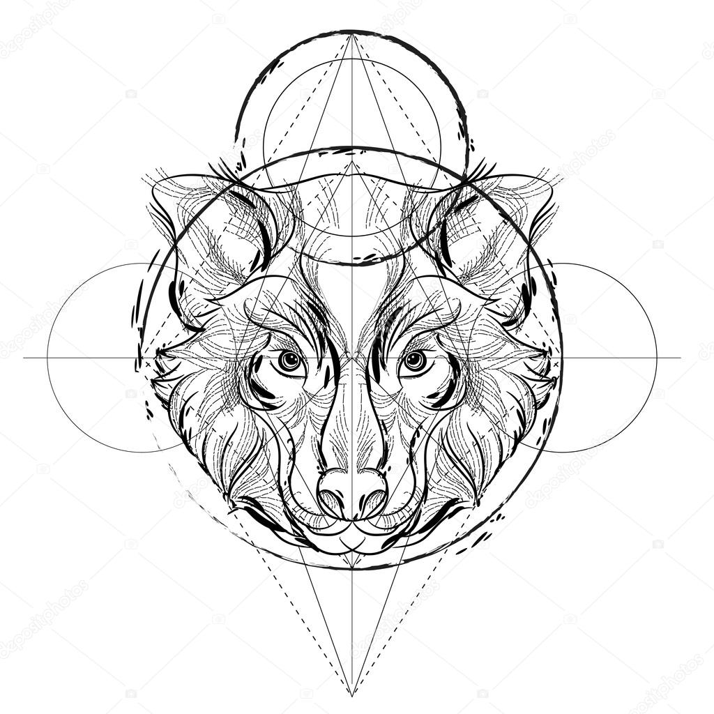 Wolf head low