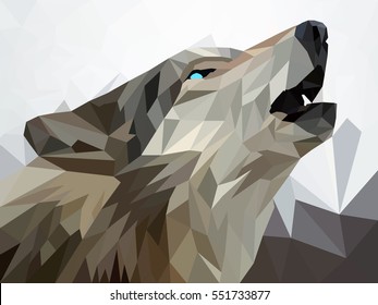 Poly wolf images stock photos d objects vectors